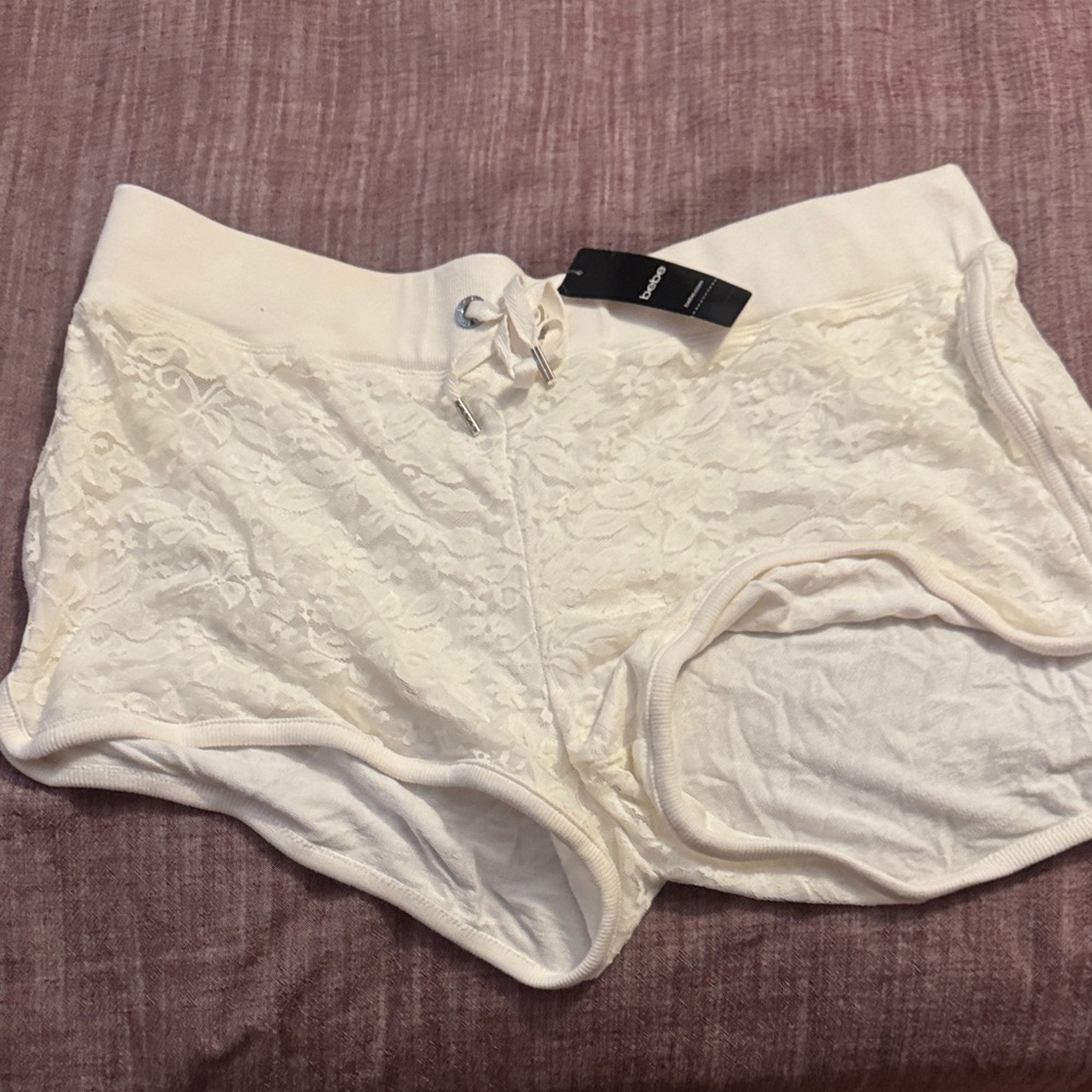 bebe Cream Lace Women's Panties
